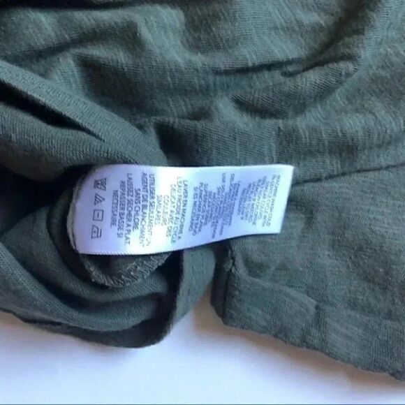 Splendid Anthropologie Military Olive Green Top Size X-Small NWT - Picture 6 of 7